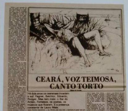 Reportagem de Gilmar de Carvalho no 'Jornal da Música', em 1977, reproduzida no livro 'Pérolas do Centauro'