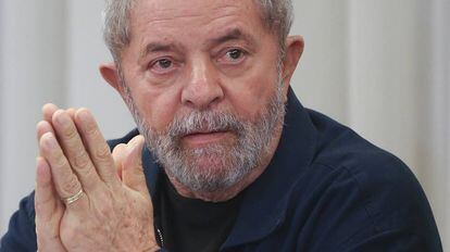Lula em encontro do PT, em março de 2015