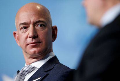 O chefe de Amazon, Jeff Bezos.