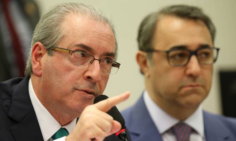 Cunha no dia 19 de maio, no Conselho de Ética.