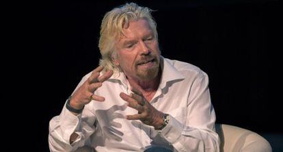 O presidente do grupo empresarial Virgin, Richard Branson.