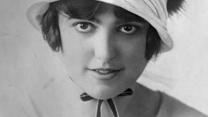 Retrato de Virginia Rappe, a atriz que morreu em uma festa em 1921 e de cuja morte o astro Fatty Arbuckle foi acusado sem provas.