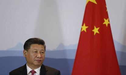 O presidente da China, Xi Jinping, na Suíça.