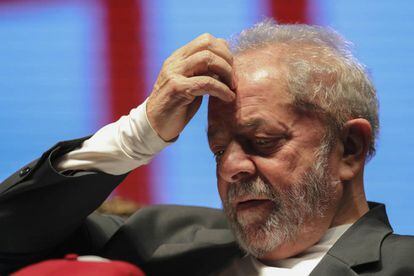 Lula em evento da Juventude Socialista em São Paulo, em 26 de julho.