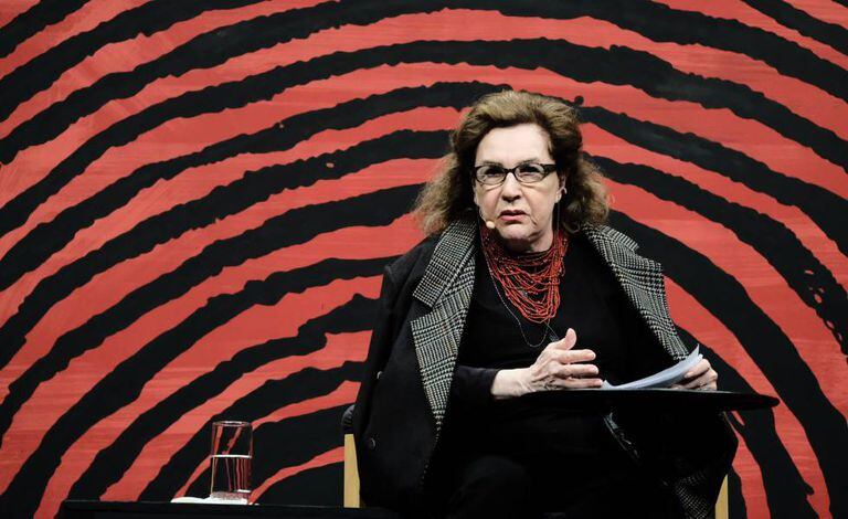 A ensaísta e crítica literária Walnice Nogueira Galvão, durante abertura da Flip 2019.