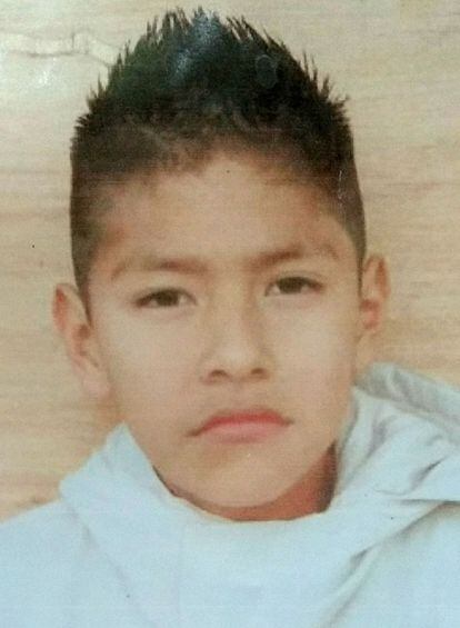Kevin Arturo Esteban Hernández tinha 11 anos quando desapareceu.