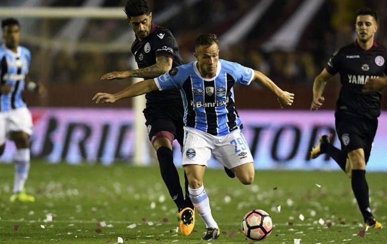 Arthur, na final da última Copa Libertadores