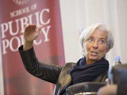 A diretora do FMI, Christine Lagarde.