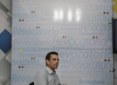 Henrique Capriles em Caracas.