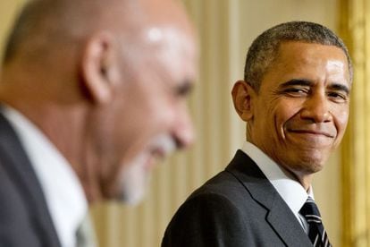 Barack Obama e Ashraf Ghani.