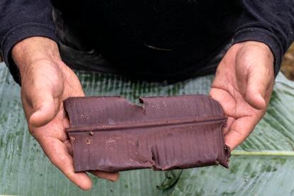 Roraima, 07/2018, Boa Vista.

Oficina de Cacau e produção de chocolate ministrada pelo professor, César de Mendes para os Ye'kwana e Yanomami, na comunidade Waikás.