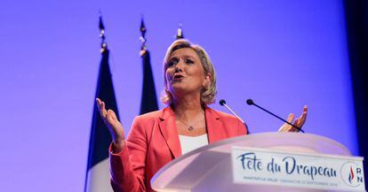 Marine Le Pen, em setembro de 2018.