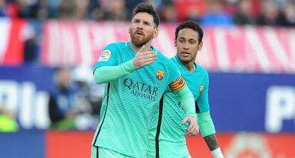 Messi marcou o gol da vitória do Barça.