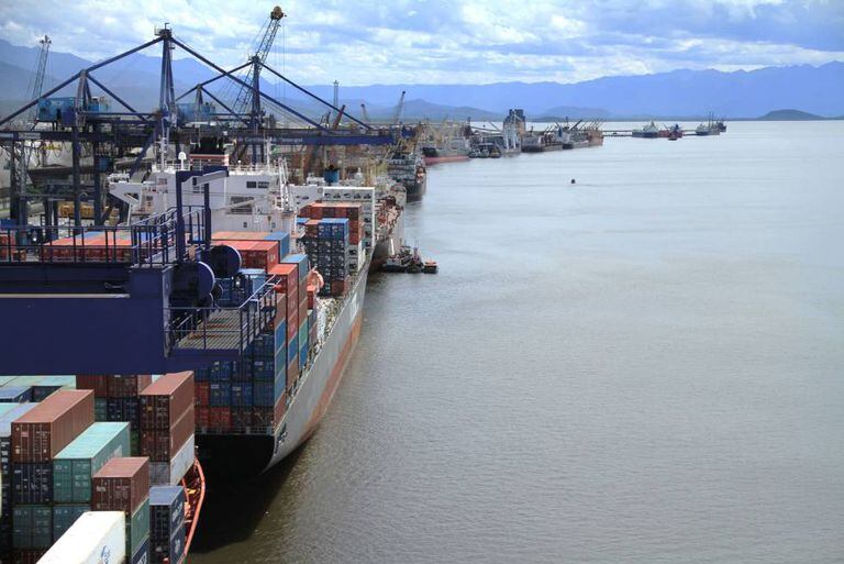 Porto de Paranaguá, no Paraná, em junho.