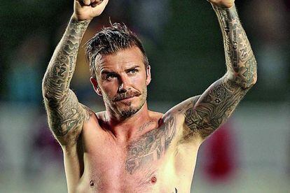 Estilo Beckham: mais vale sobrar do que faltar.