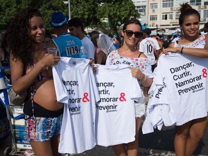 Campanha de conscientiza&ccedil;&atilde;o sobre o zika v&iacute;rus no Carnaval do Rio.