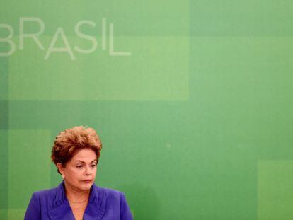 Dilma em evento em Bras&iacute;lia no dia 18.