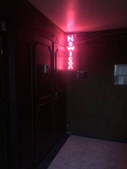 Entrada da agência de modelos onde Magón trabalhava.