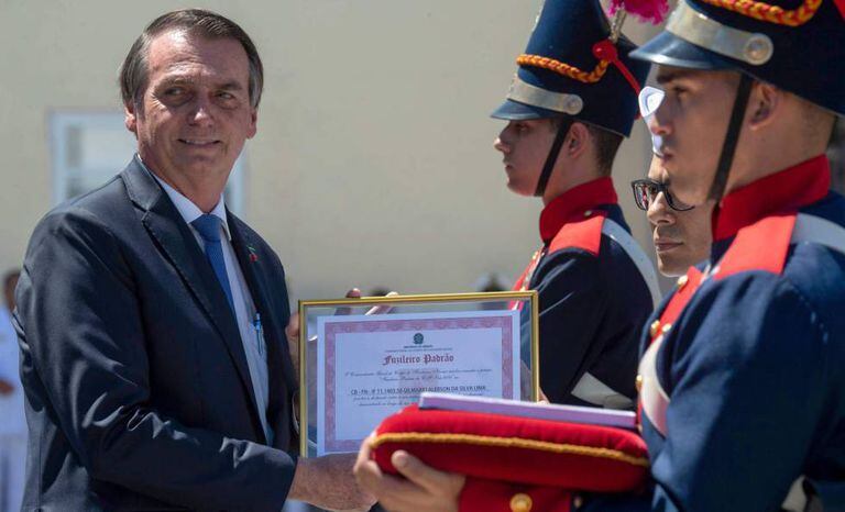 Bolsonaro, nesta quinta-feira, no Rio de Janeiro