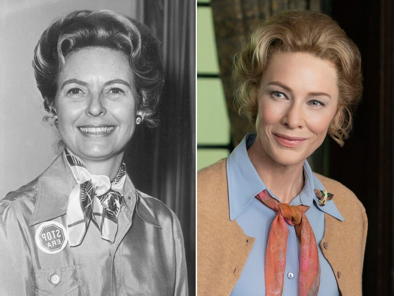 Cate Blanchett interpreta Phyllis Schlafly em ‘Mrs. America’. GETTY