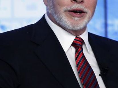 Paul Singer durante o Fórum Econômico Mundial, em 2013.