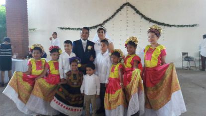 Casamento incluiu trajes típicos da região de Tehuantepec. Foto: Alma Santiago.