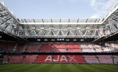 A Johan Cruyff Arena, em Amsterdam, palco da volta da semifinal.