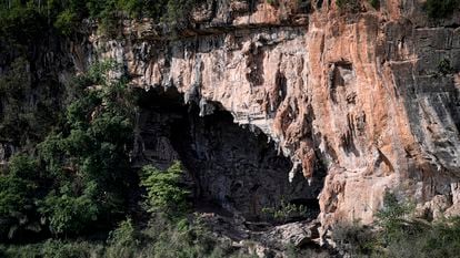 Lapa Vermelha, complexo de grutas em Pedro Leopoldo, a 800 metros do local onde a Heineken pretendia construir uma fábrica.