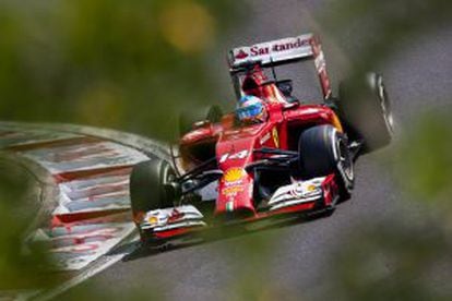 Fernando Alonso, em Hungaroring.