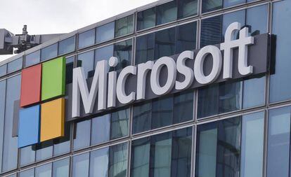 O logotipo da Microsoft.