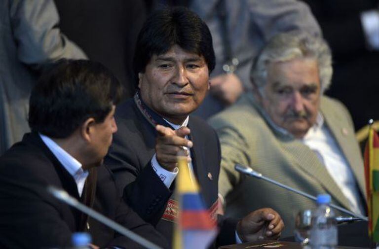 Evo Morales e José Mujica, em encontro no último dia 17.