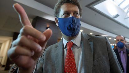 Ricardo Salles, ministro do Meio Ambiente, em evento em Brasília neste 19 de maio.