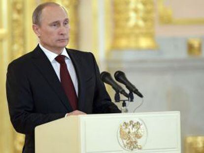 Vladimir Putin, em ato oficial nesta sexta.