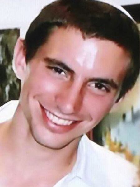 O soldado Hadar Goldin, de 23 anos, supostamente capturado pelo Hamas.