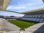 Arena Corinthians, estádio construído pela Odebrecht com recursos do BNDES via Caixa.