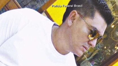 O traficante de drogas José González Valencia pouco antes de ser preso no Brasil.
