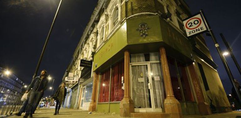 O restaurante Khamsa, que foi o Centro Mao Tsé-Tung em Londres.