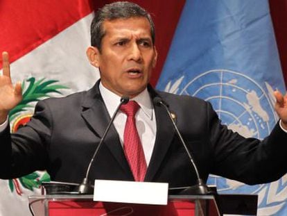 O presidente do Peru, Ollanta Humala.
