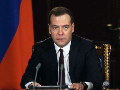 O primeiro-ministro russo, Dimitri Medvedev.