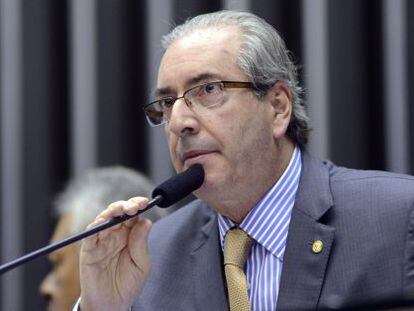 Cunha durante a sessão desta quinta-feira