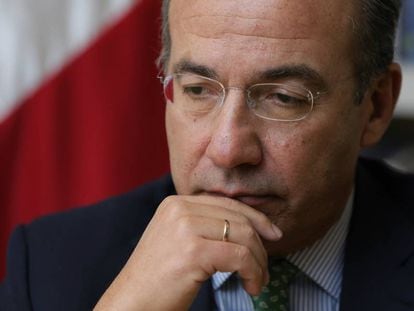 O ex-presidente Felipe Calderón