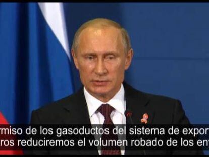 Putin adverte sobre possíveis cortes de gás para a Europa.