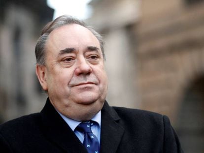 Alex Salmond em Edimburgo, em 8 de janeiro.