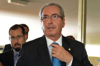 Eduardo Cunha em Brasília, dia 28 de março.