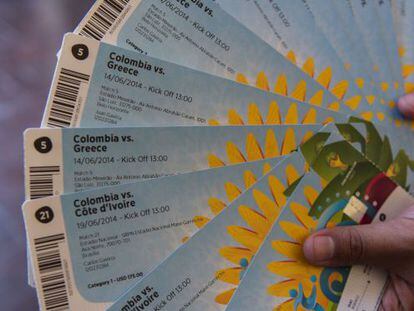 A polícia associa a FIFA e o futebol brasileiro à venda ilegal de ingressos