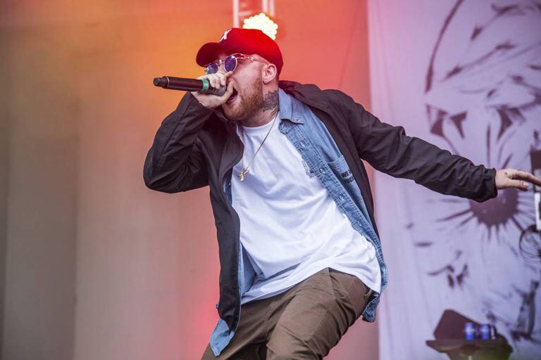 Mac Miller em um show em 2016