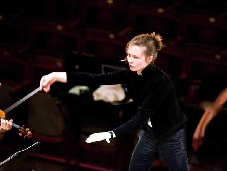 A diretora de orquestra lituana Mirga Grazinyte-Tyla.