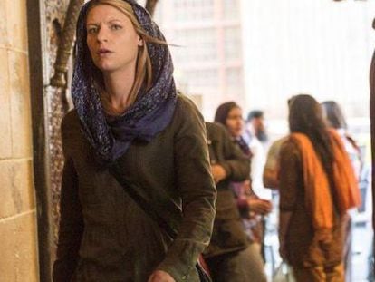 Claire Danes, em uma imagem promocional de 'Homeland'.