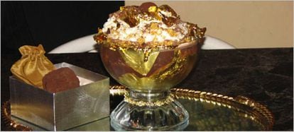 Foto do sorvete “Frozen Hot Chocolate” de 81.000 reais.
