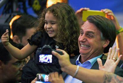Jair Bolsonaro lançou sua candidatura à Presidência da República neste domingo no Rio de Janeiro. 